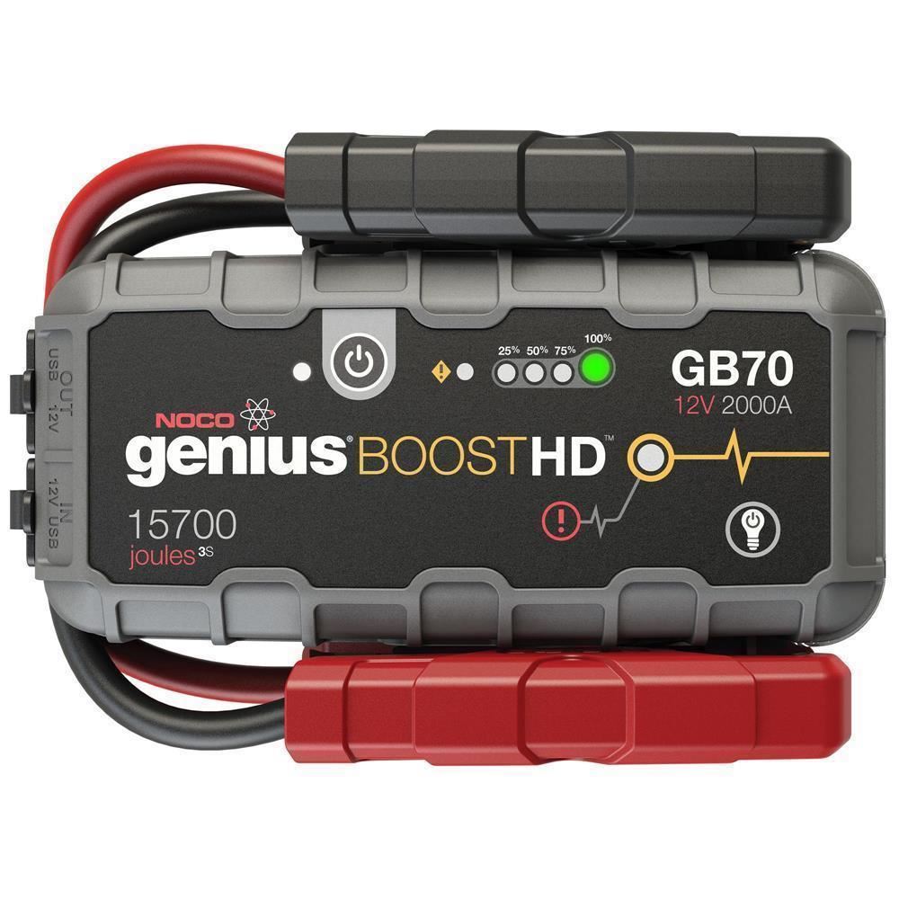 NOCO Genius GB70 12V 2000Amp Ultrasafe Lityum Akü Takviye + Powerbank + Led Lamba - . Görsel