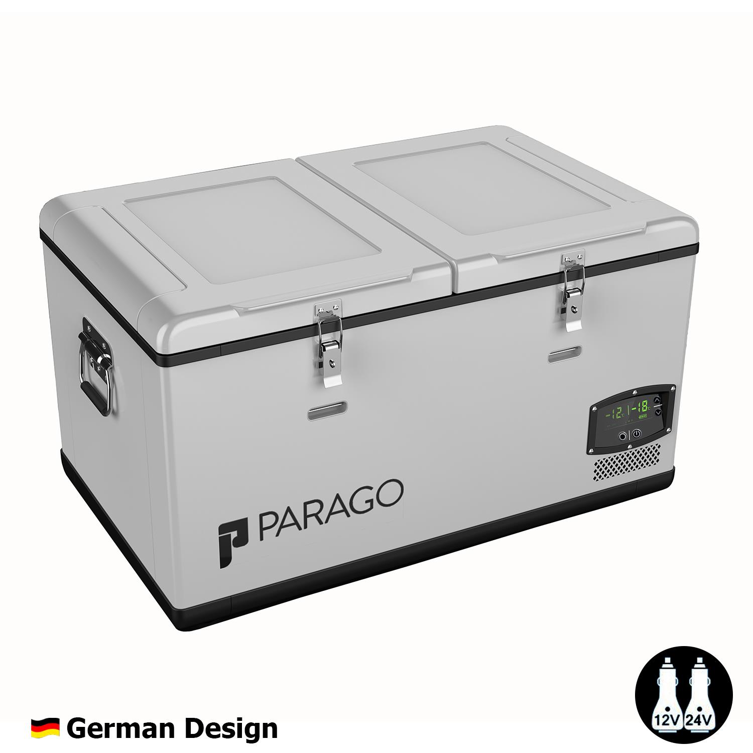 Parago PG95 12/24Volt 95 Litre Çift Bölmeli Outdoor Kompresörlü Oto Buzdolabı - . Görsel