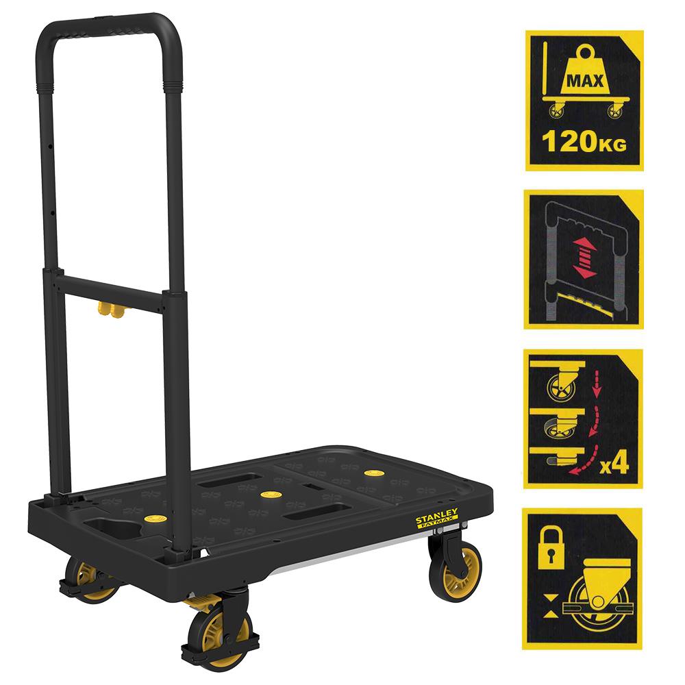 STANLEY FATMAX FX712 120Kg Profesyonel Katlanabilir Paket Taşıma Arabası - . Görsel