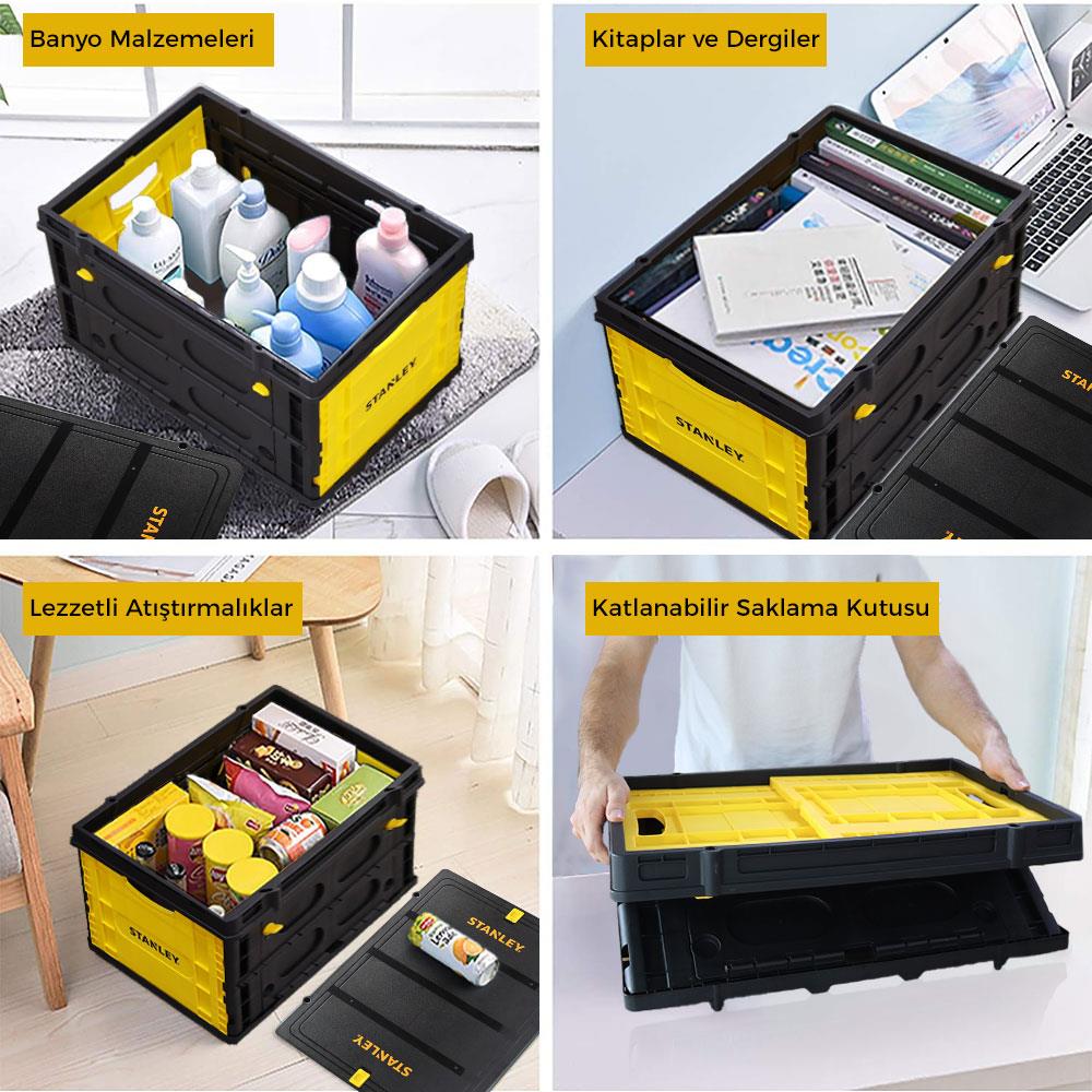STANLEY FB533 25Kg Katlanır Çok Amaçlı Taşıma Sepeti - . Görsel