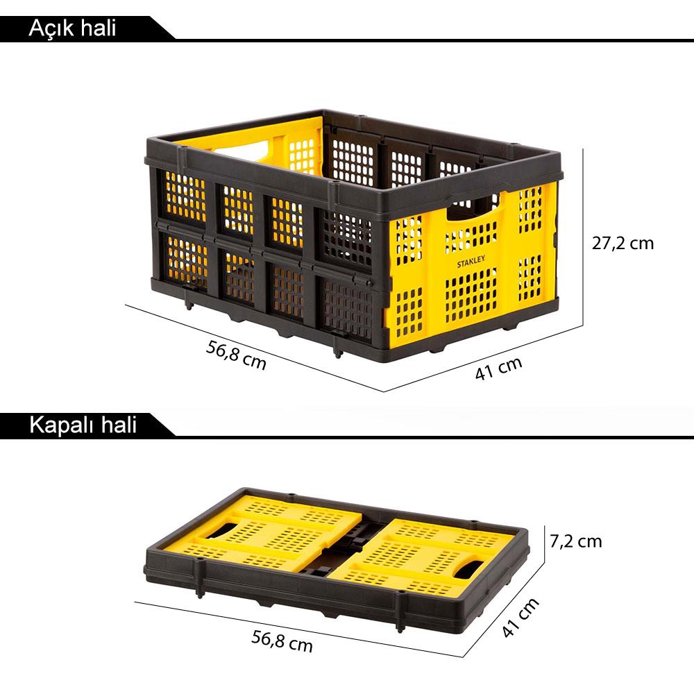 Stanley FT505 25Kg Katlanır Çok Amaçlı Taşıma Sepeti - . Görsel