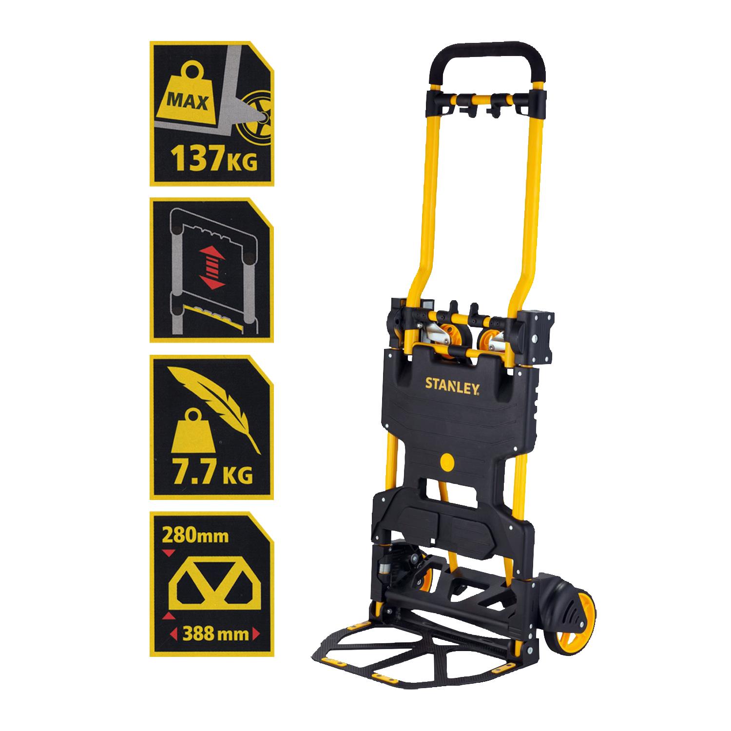 Stanley FT585 70/137Kg Çok Fonksiyonlu Katlanır El Arabası - . Görsel