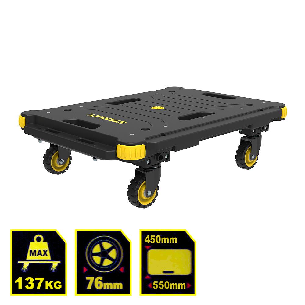 STANLEY PC531 137kg 55x45cm Dört Tekerli Yük ve Paket Taşıma Arabası - . Görsel