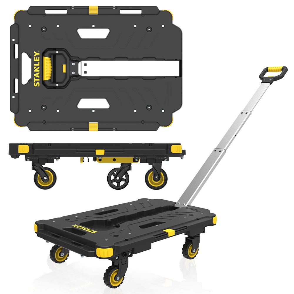 STANLEY PC532 137kg 62x45cm Dört Tekerli Çekme Kollu Yük ve Paket Taşıma Arabası - . Görsel