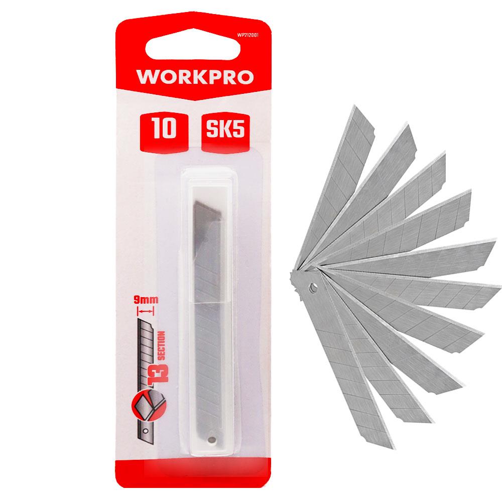 WORKPRO WP212001 9MM 10’Lu Maket Bıçağı Yedeği - . Görsel