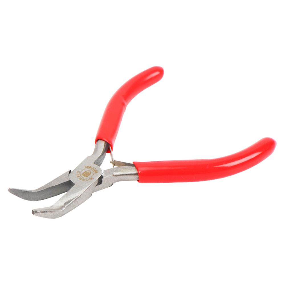 WORKPRO WP231039 145MM Elektronikçi Mini Eğri Kargaburnu Pense - . Görsel