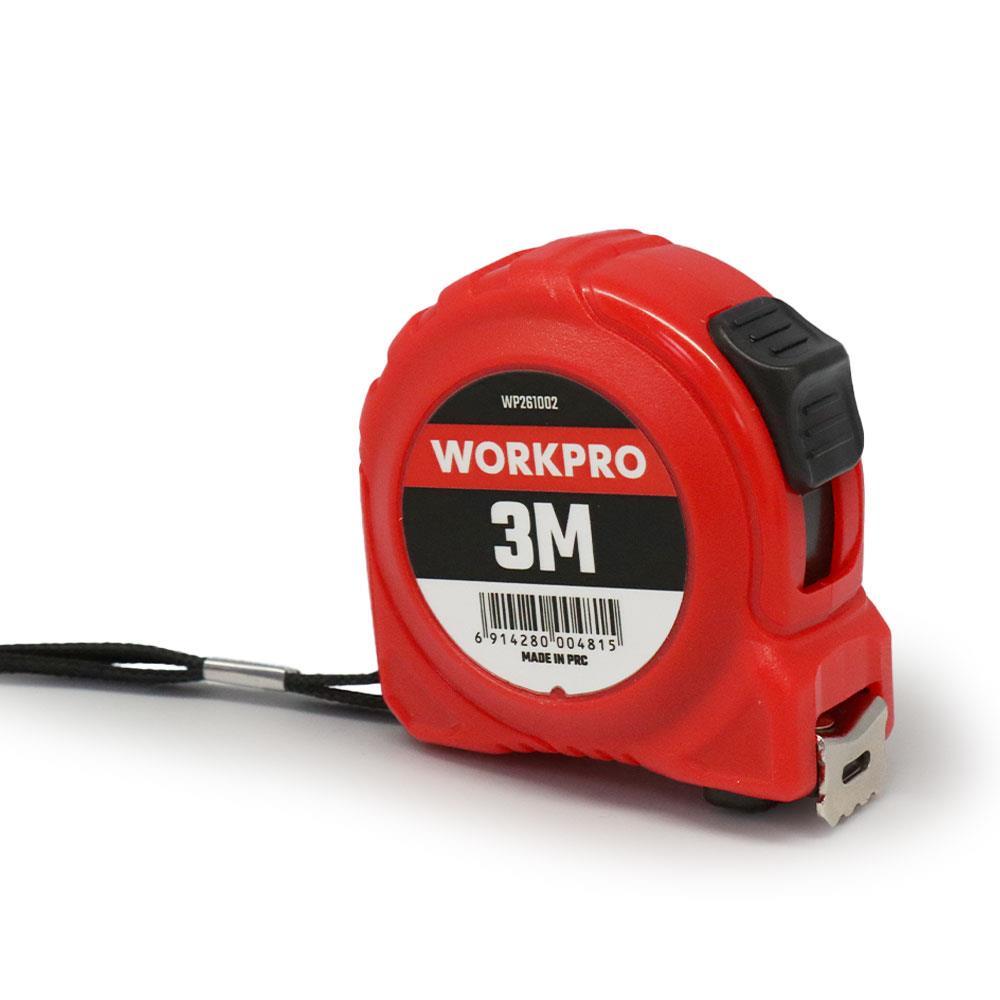 WORKPRO WP261002 3Mx16mm Beyaz Çelik Şerit Metre - . Görsel