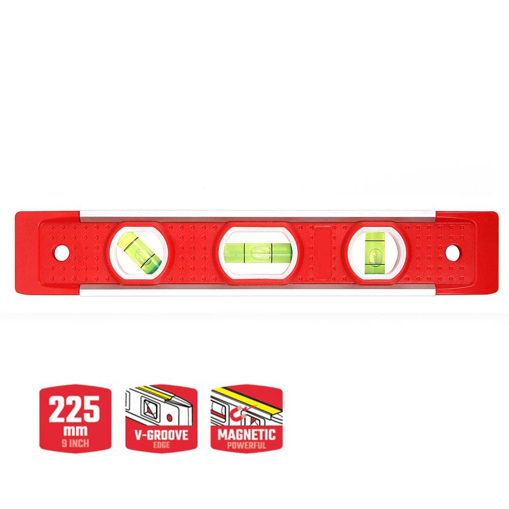 WORKPRO WP262026 225MM Manyetik Torpedo Su Terazisi - . Görsel