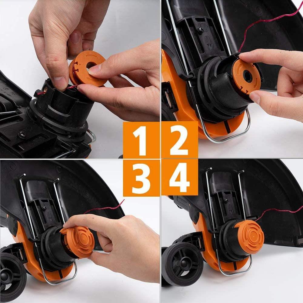 WORX WA0007 1.65mmX5Metre Çift Çıkışlı Duble Helix Spiral Burgulu Yedek Misina - . Görsel
