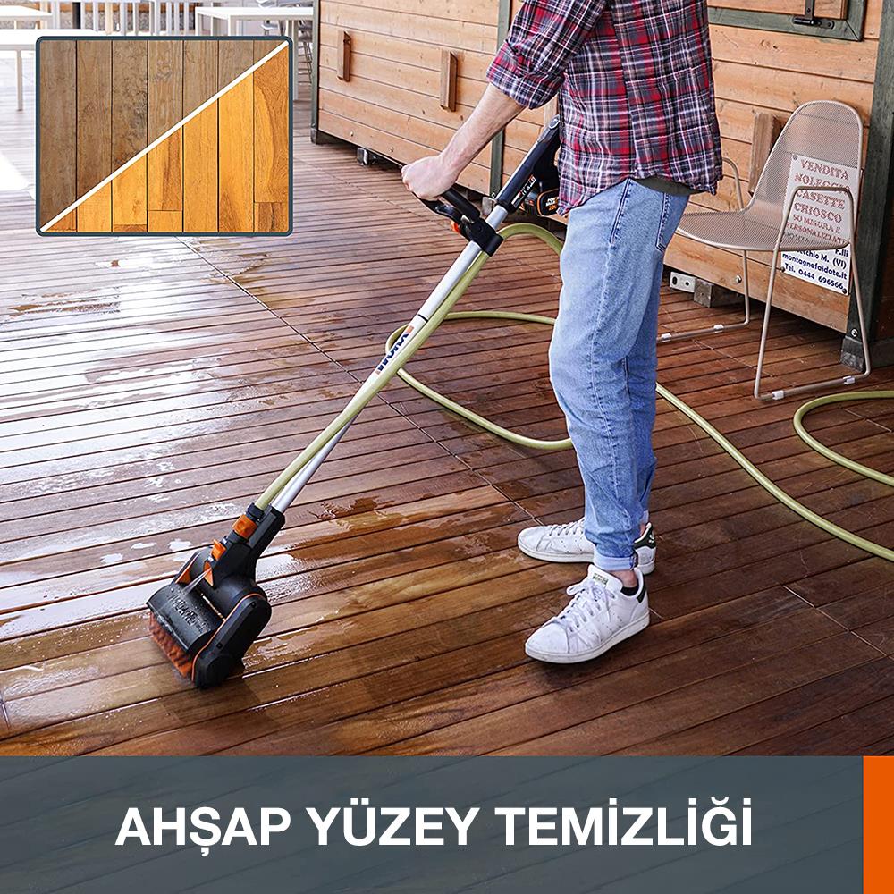 WORX WA0290 WG441E ile Uyumlu Hassas Yüzeyler İçin 165mm Temizlik Fırçası - . Görsel