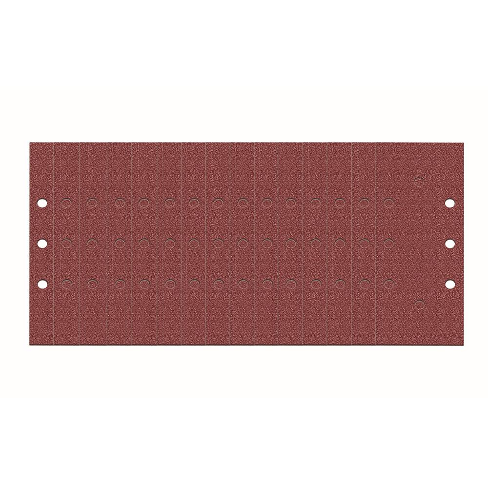 WORX WA2029 185x95mm 60, 80, 120 Kum, 15 Adet Cırtlı Universal Zımpara Kâğıdı Seti - . Görsel