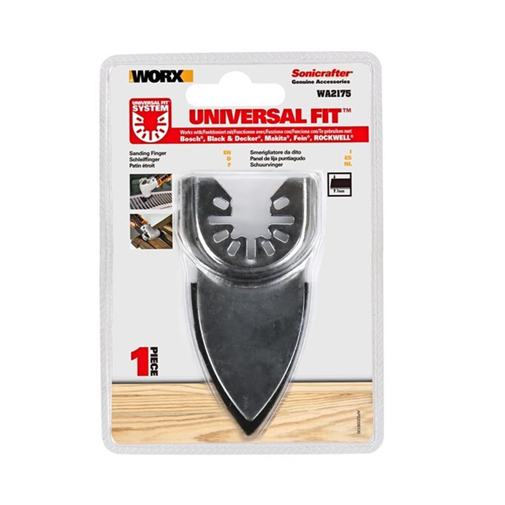 WORX WA2175 Çok Amaçlı Raspalama Makinası İçin 7mm Cırtlı Universal Parmak Zımpara Tabanı - . Görsel
