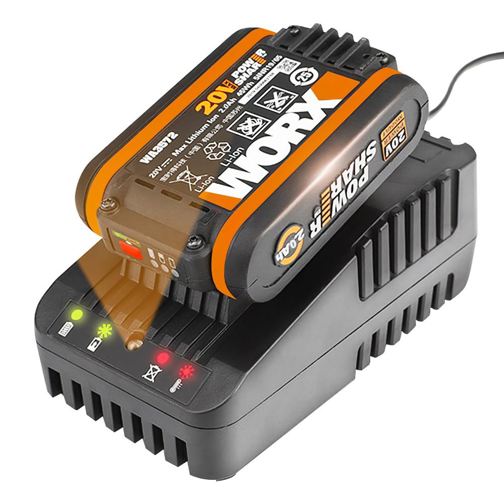 WORX WA3601 20Volt 2.0Ah. PowerShare Li-ion Akü ve Akü Şarj Cihazı - . Görsel