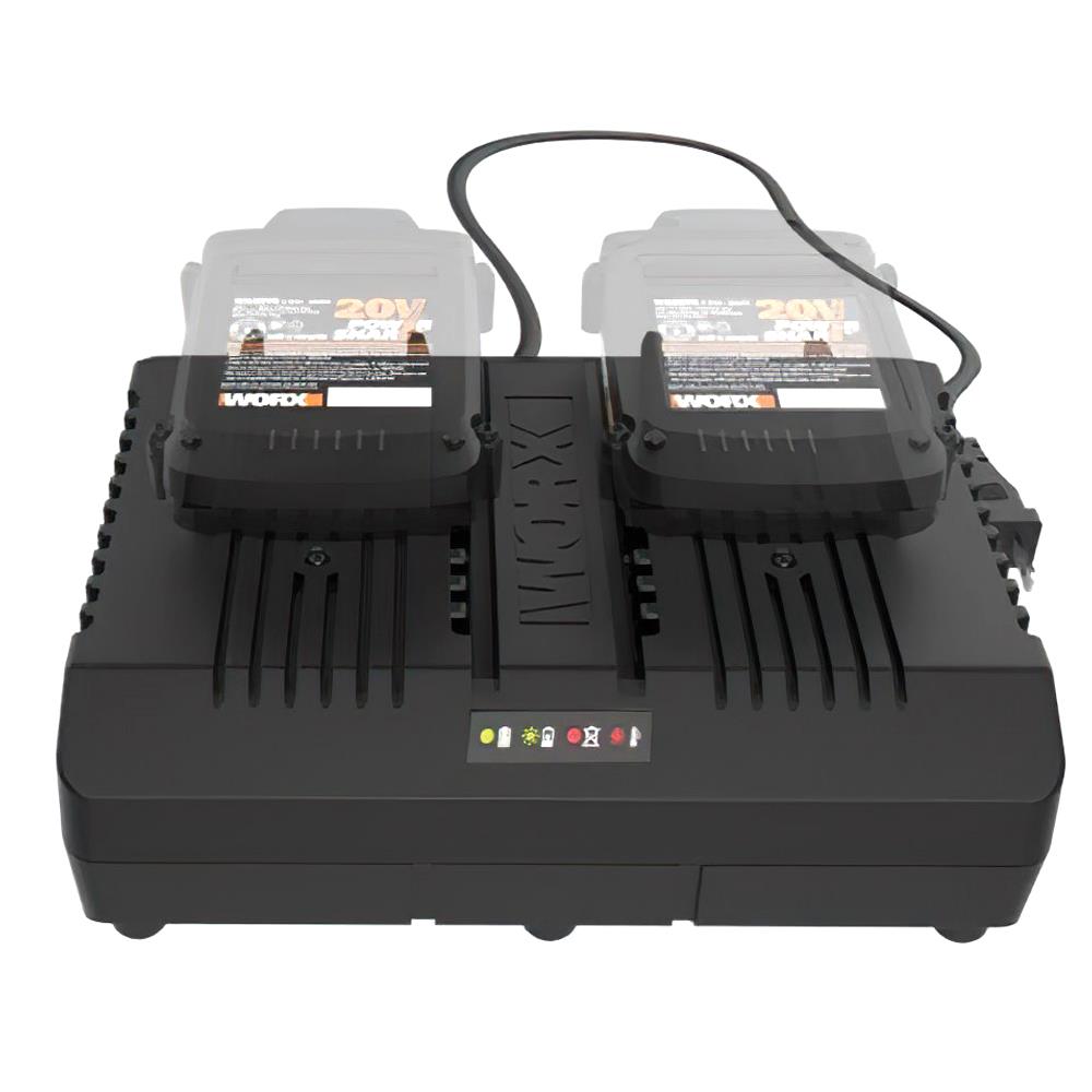 WORX WA3883 20Volt Li-ion PowerShare İkili Hızlı Akü Şarj Cihazı - . Görsel