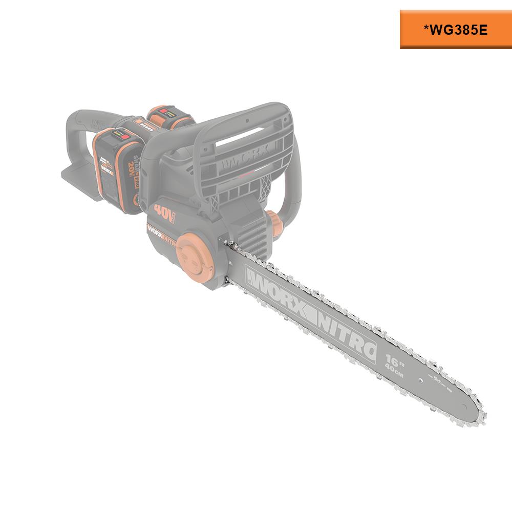 WORX WA4123 40CM 16’’ WG385E Şarjlı Testere İçin Yedek Zincir - . Görsel