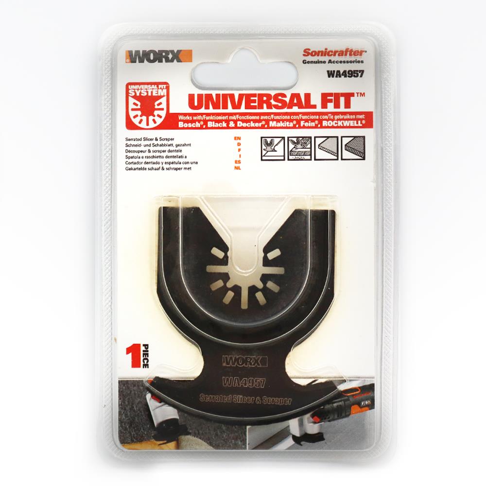 WORX WA4957 Çok Amaçlı Raspalama Makinası İçin 65mm Universal Kazıma ve Halı Kesme Bıçağı - . Görsel