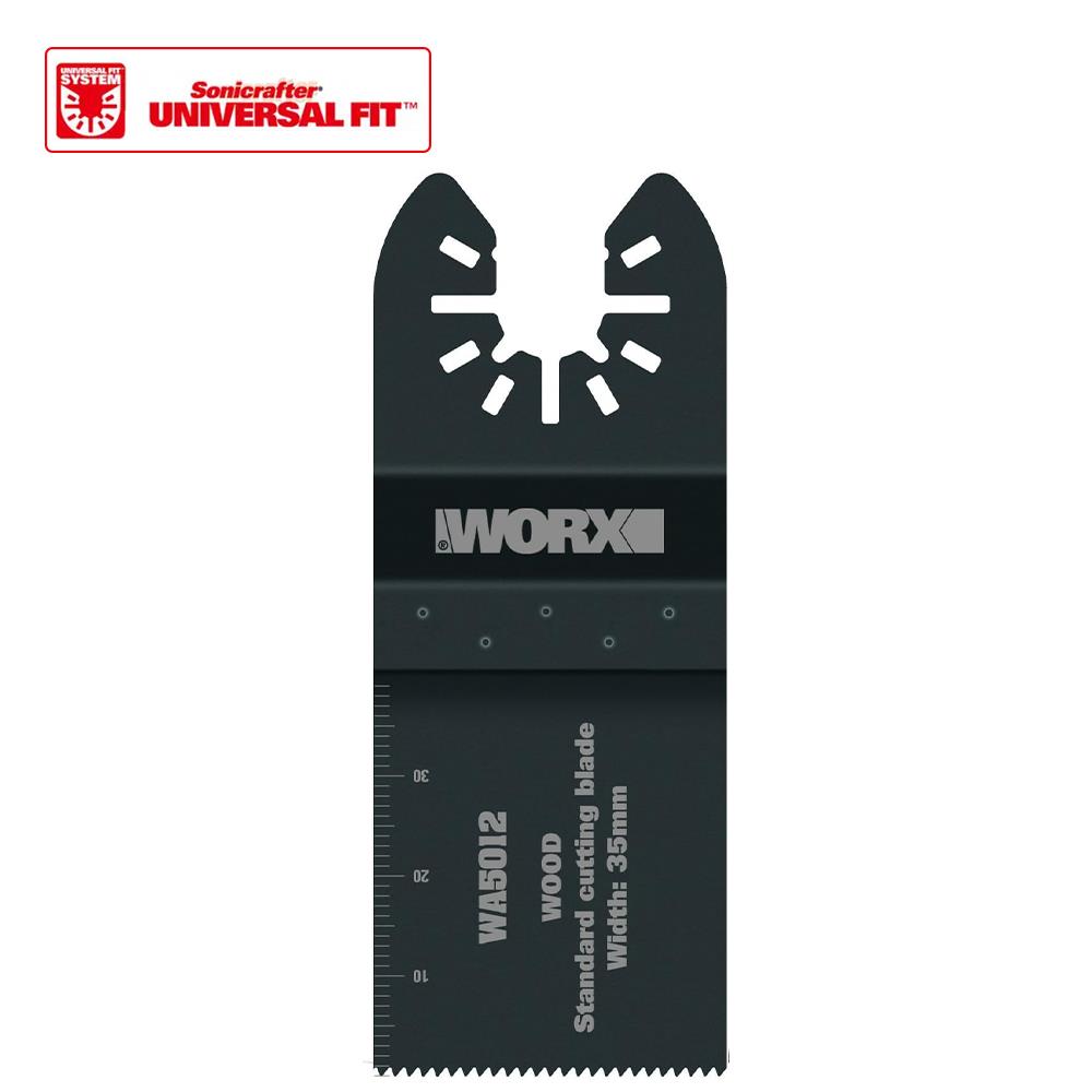 WORX WA5012 Çok Amaçlı Raspalama Makinası İçin 35x40mm Ahşap, Fiberglas, PVC Universal Kesme Bıçağı - . Görsel
