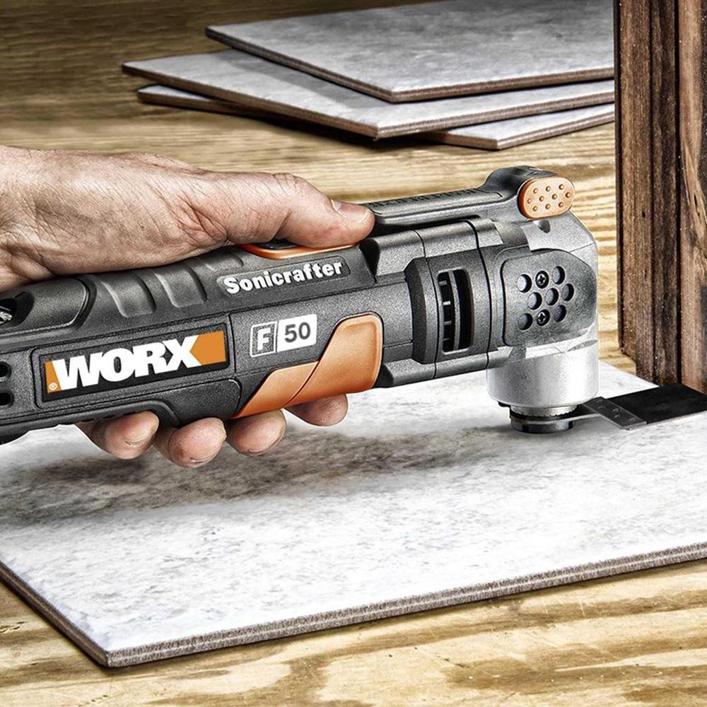 WORX WA5012 Çok Amaçlı Raspalama Makinası İçin 35x40mm Ahşap, Fiberglas, PVC Universal Kesme Bıçağı - . Görsel