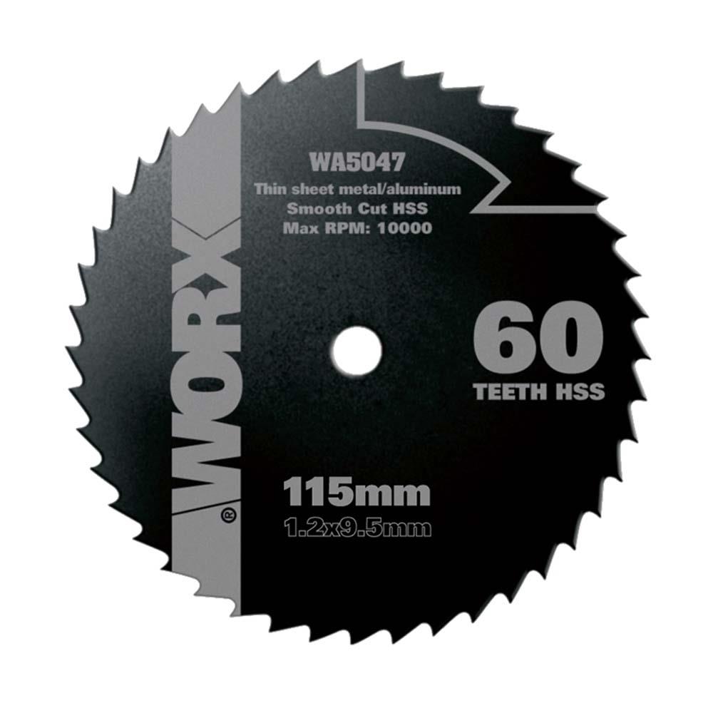 WORX WA5047 115x9,5mm Alüminyum, PVC, Sac Kesme, Daire Testere Bıçağı - . Görsel