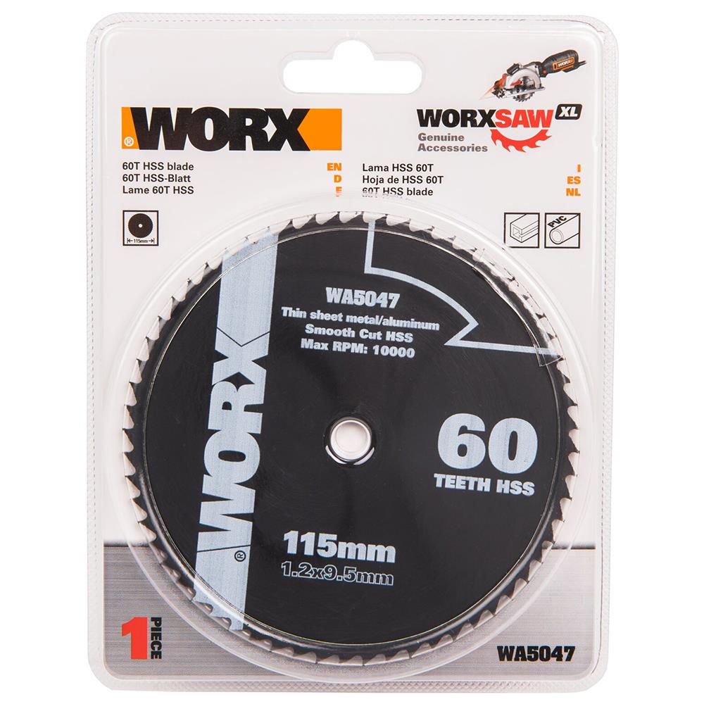 WORX WA5047 115x9,5mm Alüminyum, PVC, Sac Kesme, Daire Testere Bıçağı - . Görsel