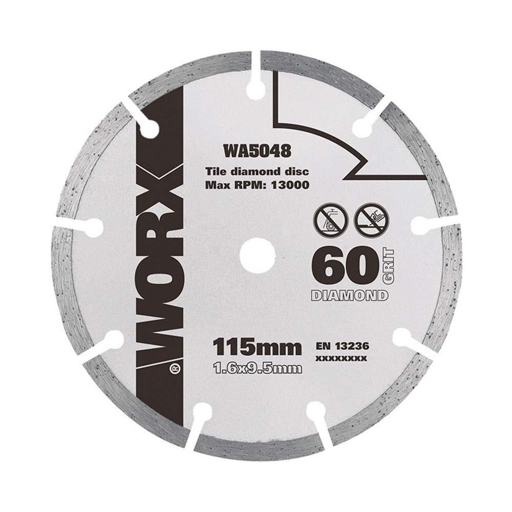 WORX WA5048 115x9,5mm Fayans, Seramik, Mermer Kesme Soketli Elmas Daire Testere Bıçağı - . Görsel