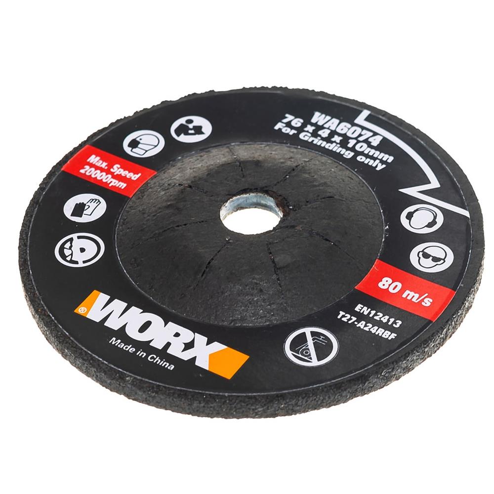 WORX WA6074 WX801 İçin 76x10mm Metal Taşlama Taşı - . Görsel