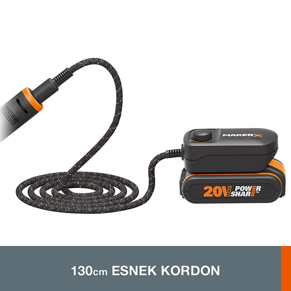 WORX WA7160 MAKERX 20Volt HUB Devir Ayarlı Adaptör (Akü Dahil Değildir) - . Görsel