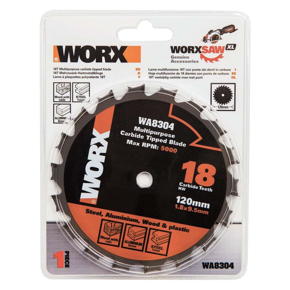 WORX WA8304 120x9,5mm Metal, Ahşap, PVC, Alüminyum Kesme, Elmas Daire Testere Bıçağı - . Görsel