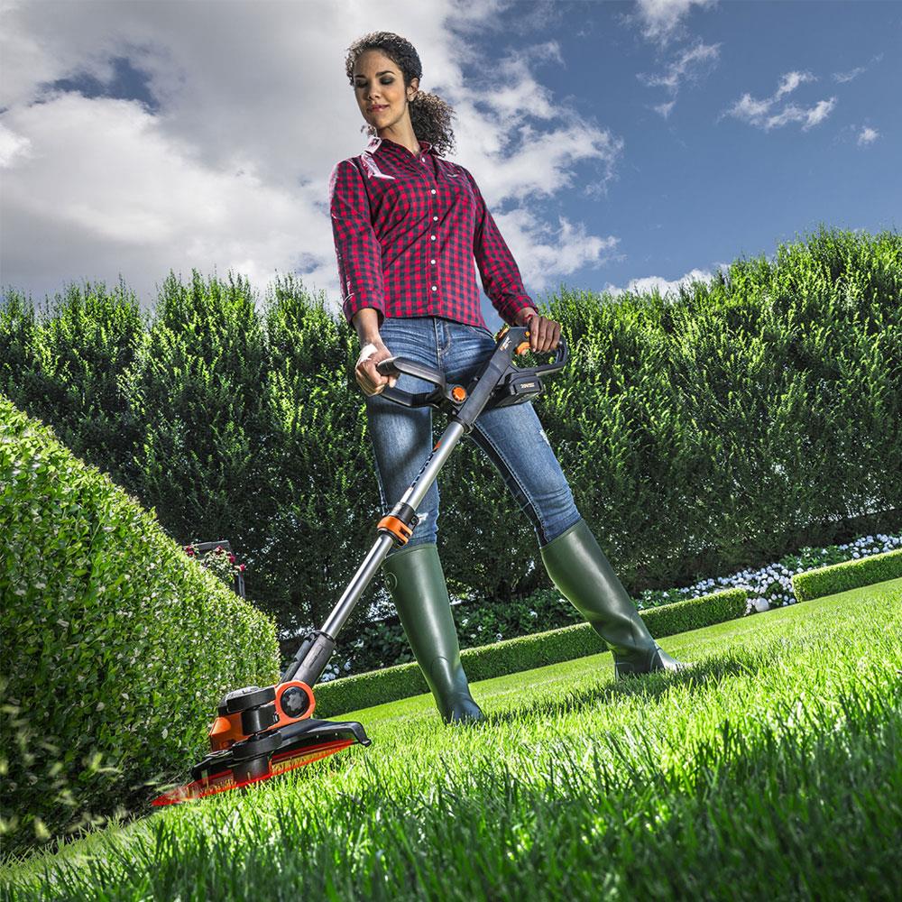 WORX WG163E.9 20Volt 30cm Profesyonel Teleskobik Misinalı Çim ve Kenar Kesme (Akü Dahil Değildir) - . Görsel