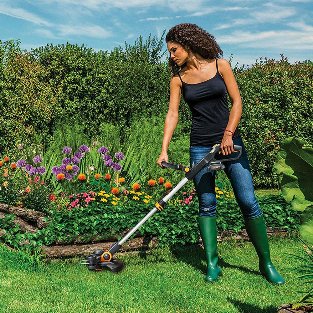 WORX WG163E.9 20Volt 30cm Profesyonel Teleskobik Misinalı Çim ve Kenar Kesme (Akü Dahil Değildir) - . Görsel