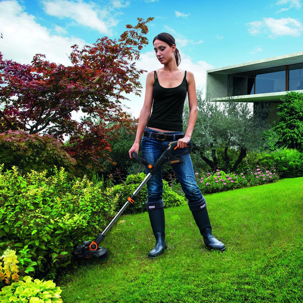 WORX WG163E.9 20Volt 30cm Profesyonel Teleskobik Misinalı Çim ve Kenar Kesme (Akü Dahil Değildir) - . Görsel