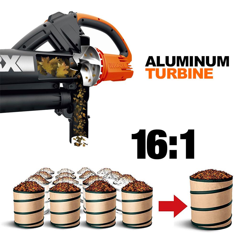 WORX WG505E 3000Watt Profesyonel Elektrikli Yaprak Toplama ve Üfleme - . Görsel