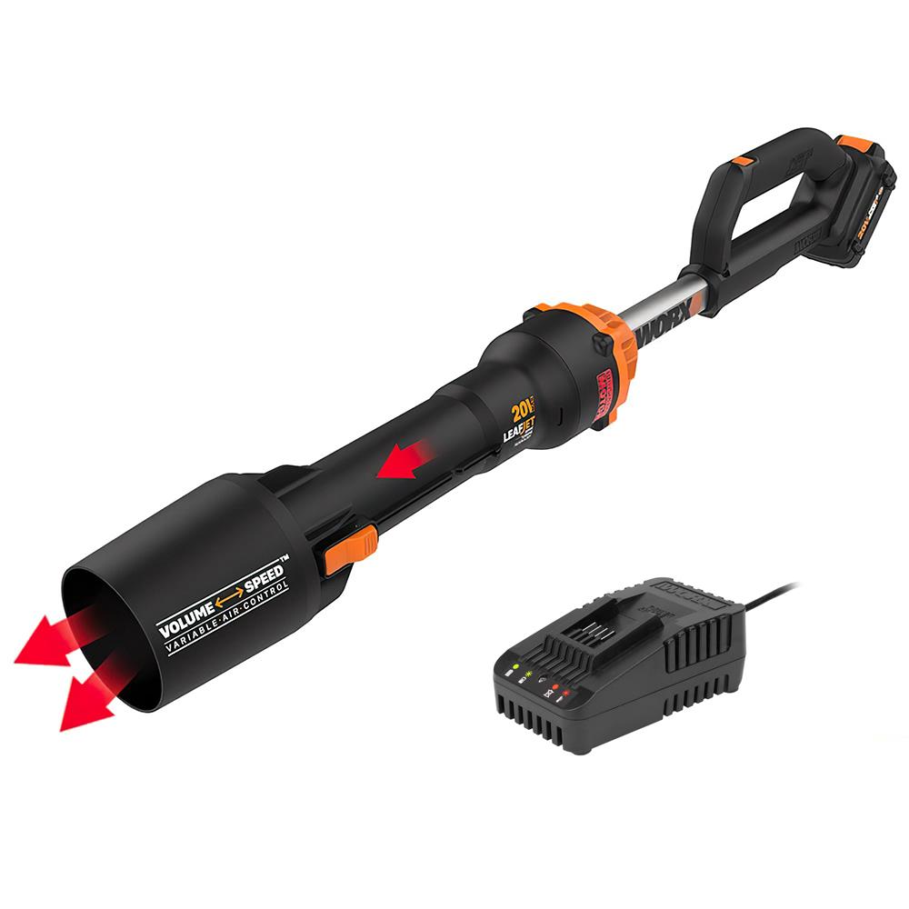 WORX WG543E 20Volt 4.0Ah. Li-ion Kömürsüz Profesyonel Devir Ayarlı Yaprak Üfleme - . Görsel