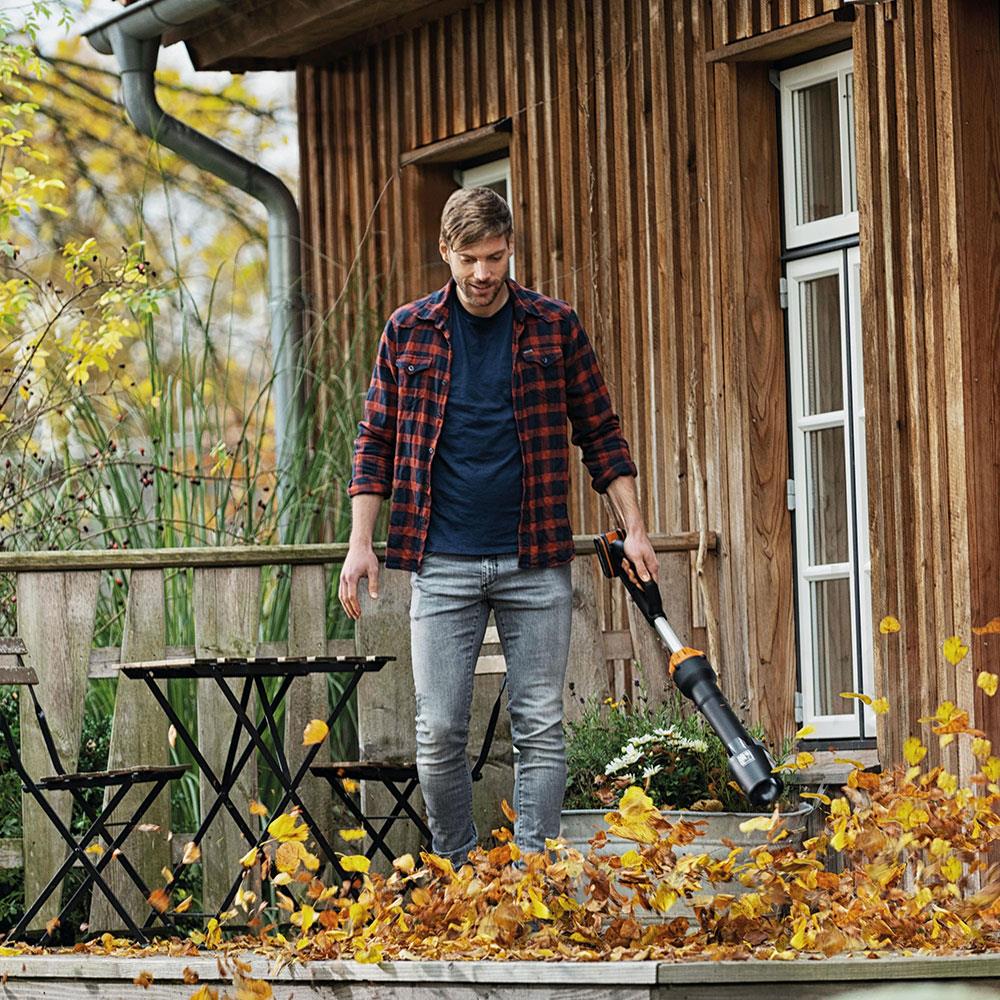 WORX WG543E 20Volt 4.0Ah. Li-ion Kömürsüz Profesyonel Devir Ayarlı Yaprak Üfleme - . Görsel