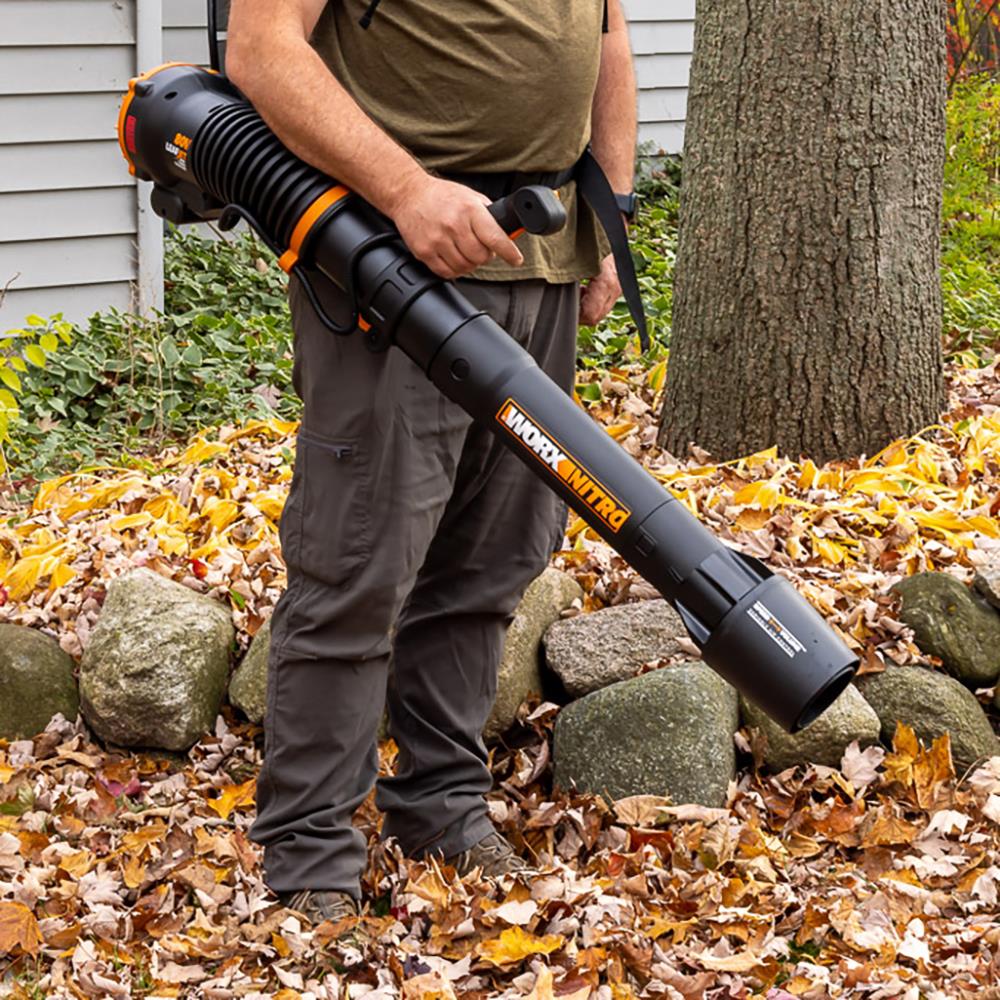 WORX WG572E 80Volt 4.0Ah. Li-ion Profesyonel Devir Ayarlı Sırt Tipi Kömürsüz Yaprak Üfleme - . Görsel