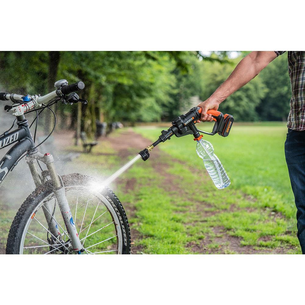 WORX WG620E.2 20Volt 2.0Ah. Li-ion 24 Bar Basınçlı Yıkama Tabancası + 4 Parça Yıkama Seti - . Görsel