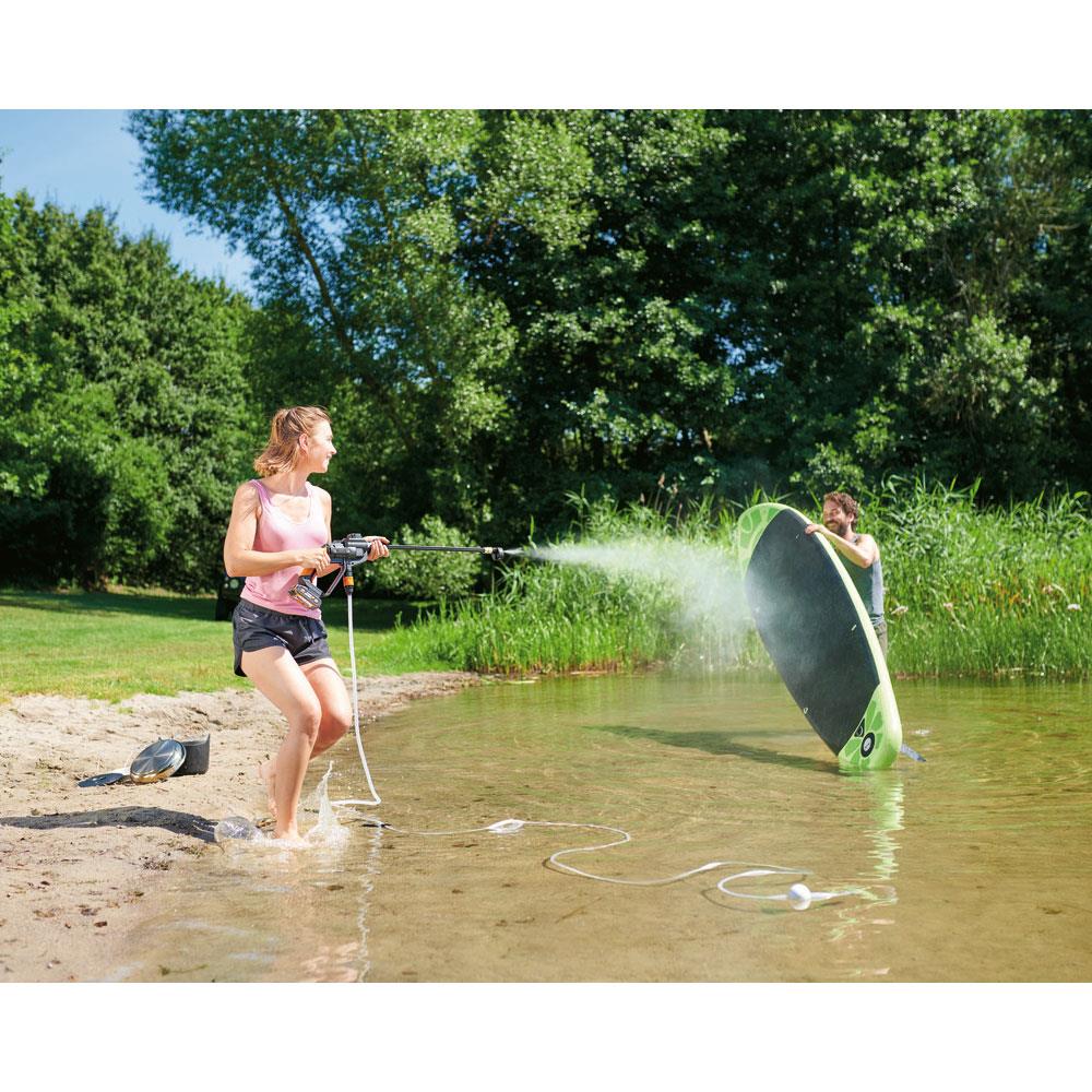 WORX WG620E.2 20Volt 2.0Ah. Li-ion 24 Bar Basınçlı Yıkama Tabancası + 4 Parça Yıkama Seti - . Görsel