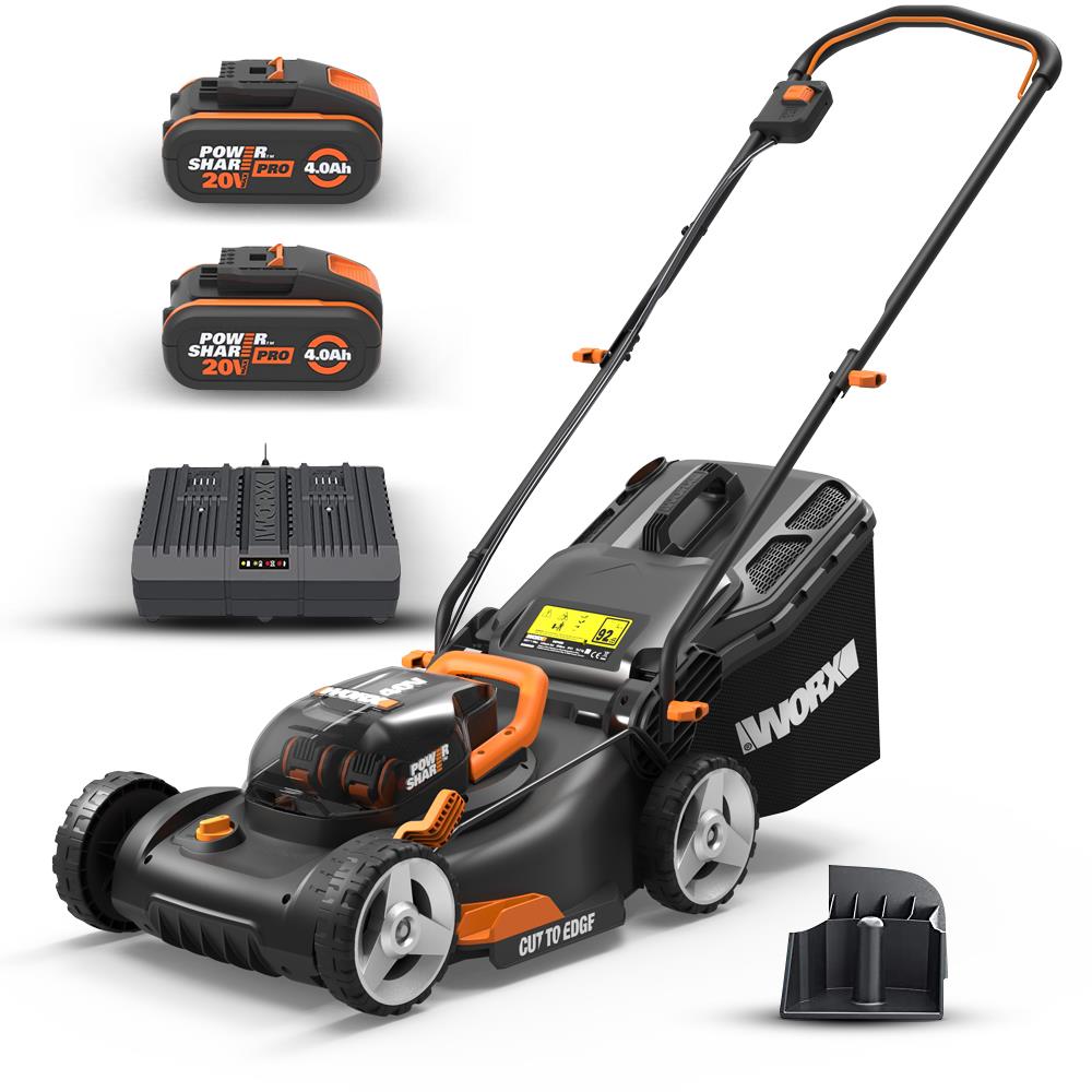 WORX WG743E 40Volt 4.0Ah. Li-ion 40cm Profesyonel Şarjlı Çim Biçme - . Görsel