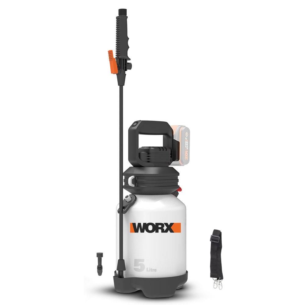 WORX WG829E.9 20Volt 5Lt. Omuz Askılı Basınçlı İlaçlama ve Dezenfektan Pompası (Akü Dahil Değildir) - . Görsel