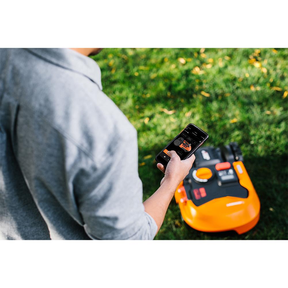 WORX WR147E.1 20Volt 4.0Ah. 20CM LANDROID Tam Otonom Kömürsüz Çim Biçme Robotu - . Görsel