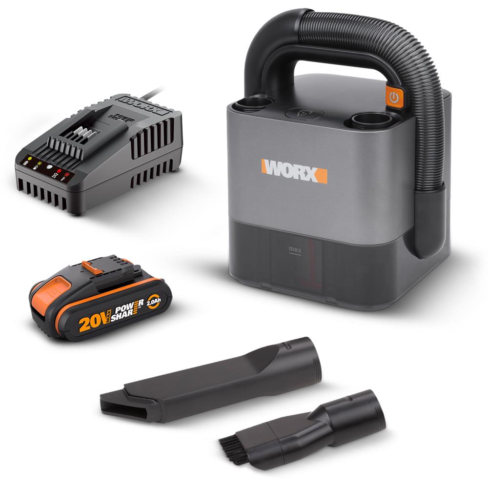 WORX WX030 20Volt 2.0Ah. 30W/10Kpa Li-ion Flexi Esnek Hortumlu Profesyonel Kompakt Şarjlı Süpürge - . Görsel