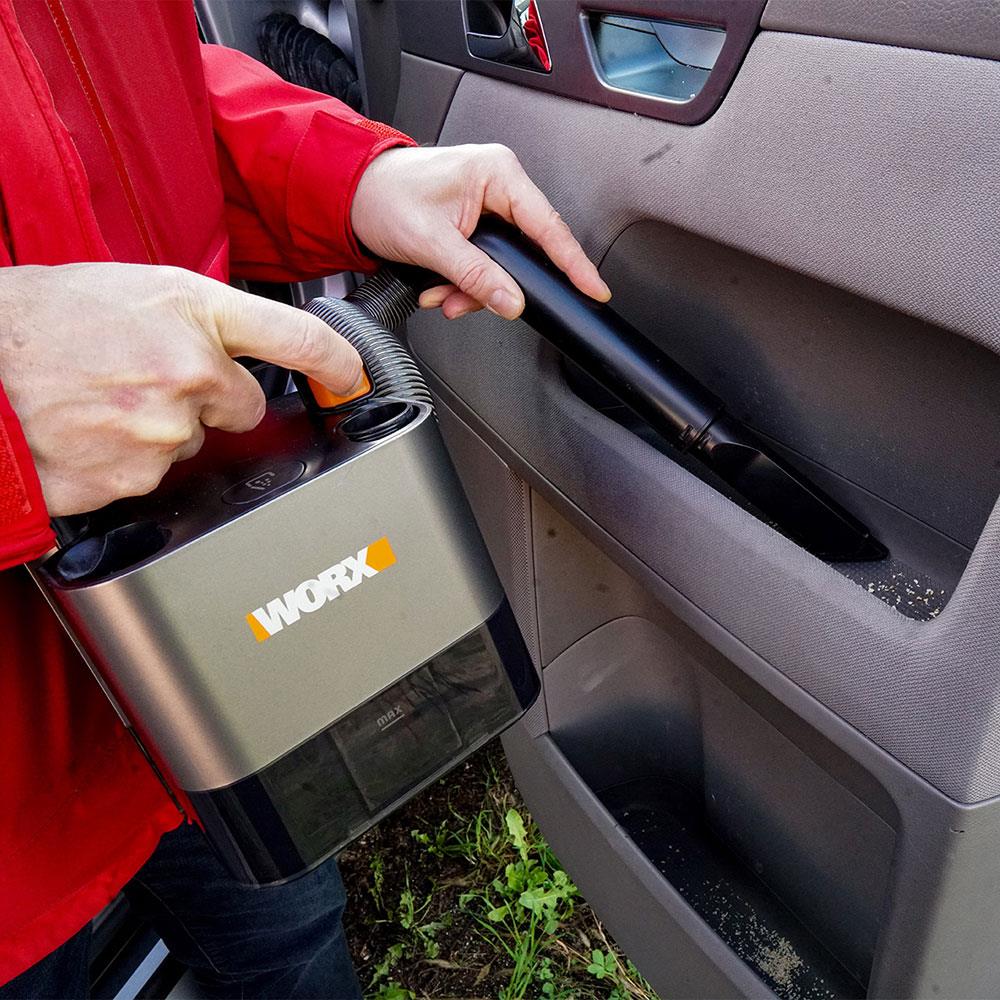 WORX WX030 20Volt 2.0Ah. 30W/10Kpa Li-ion Flexi Esnek Hortumlu Profesyonel Kompakt Şarjlı Süpürge - . Görsel