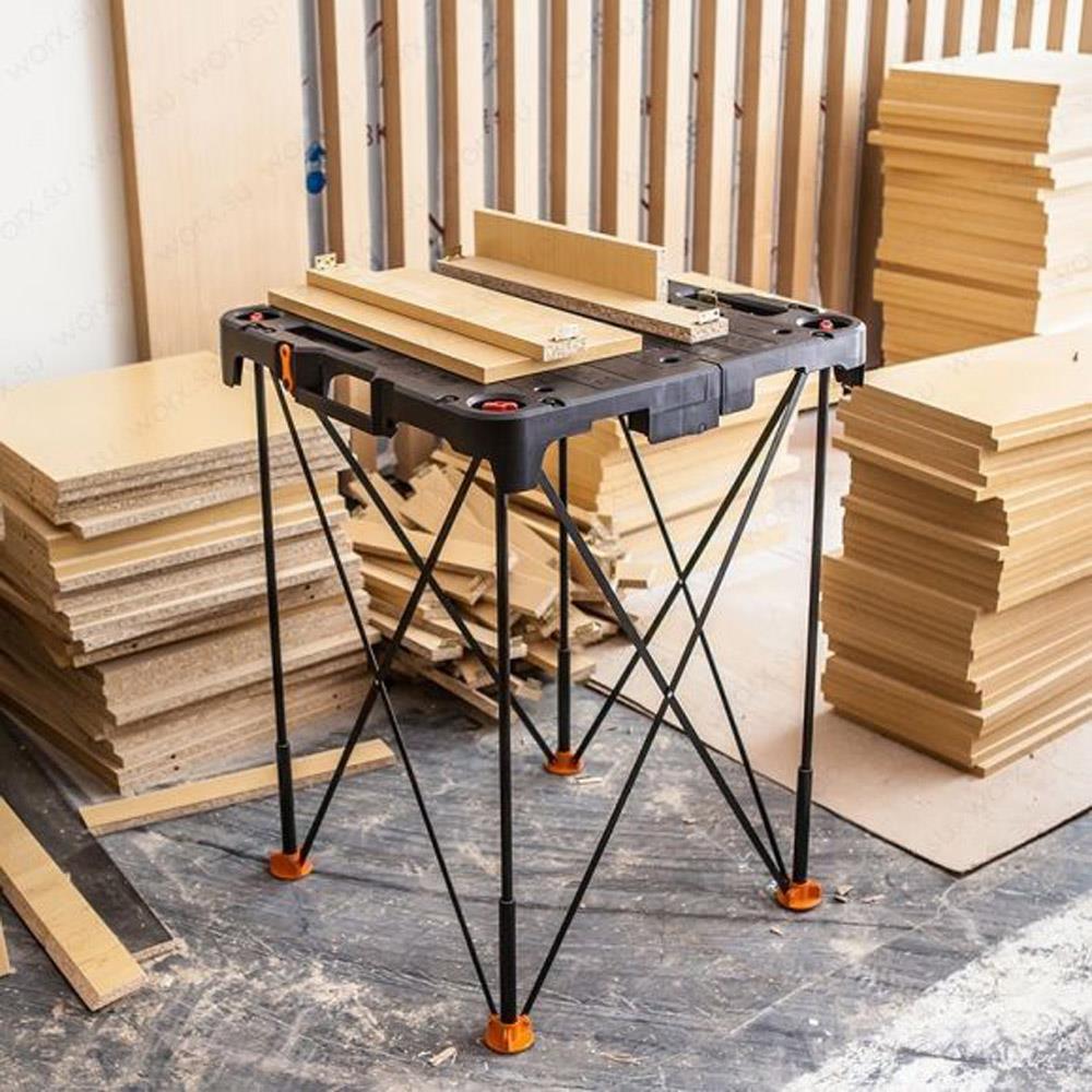 WORX WX066 Çok Fonksiyonlu Katlanabilir Çalışma Tezgâhı - . Görsel