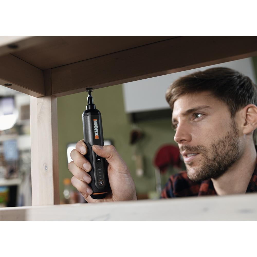 WORX WX240 4Volt/1.5Ah. Li-ion Akıllı Şarjlı Tornavida + 26 adet Bits Uç - . Görsel