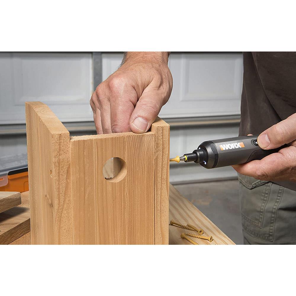 WORX WX240 4Volt/1.5Ah. Li-ion Akıllı Şarjlı Tornavida + 26 adet Bits Uç - . Görsel