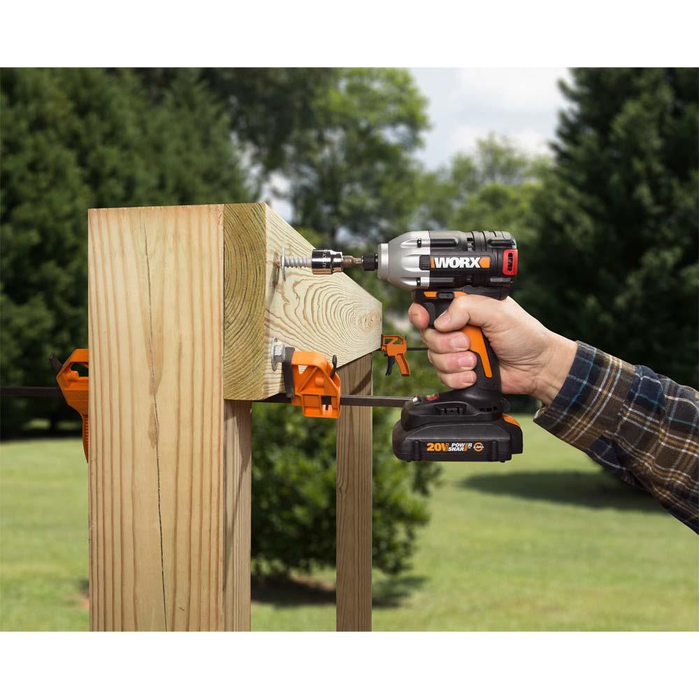 WORX WX261.9 20Volt 260Nm Kömürsüz Profesyonel Darbeli Tornavida (Akü Dahil Değildir) - . Görsel