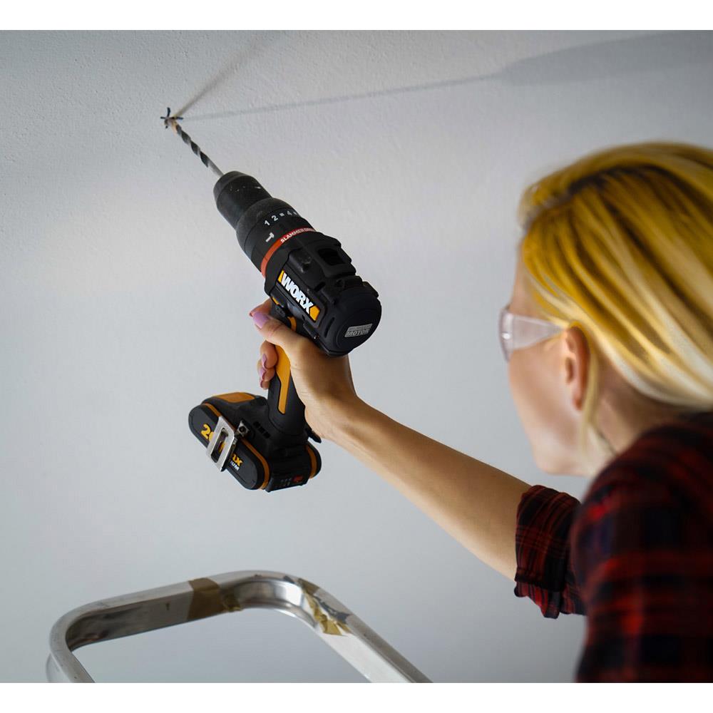 WORX WX352.9 20Volt Kömürsüz Profesyonel Şarjlı Darbeli Matkap (Akü Dahil Değildir) - . Görsel