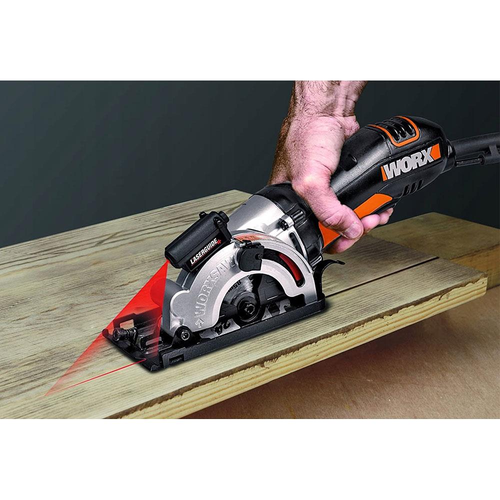 WORX WX426 400Watt Profesyonel Çok Amaçlı Lazerli Daire Testere - . Görsel