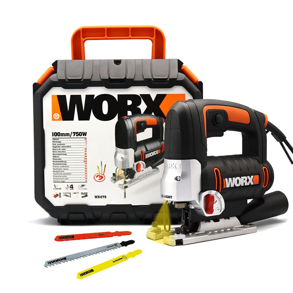 WORX WX479 750Watt Profesyonel Devir Ayarlı Dekupaj Testere - . Görsel