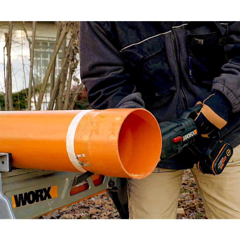 WORX WX516 20Volt 4.0Ah. Li-ion Kömürsüz Profesyonel Tilki Kuyruğu Testere - . Görsel